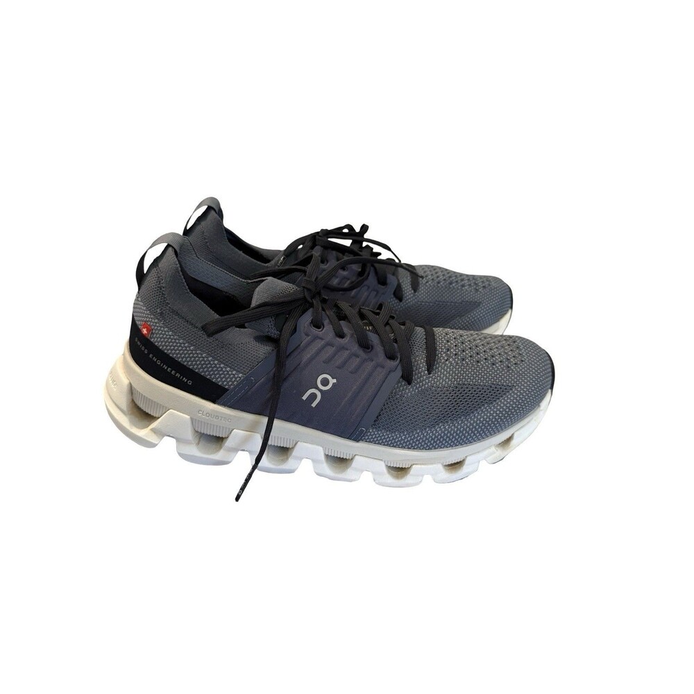 On Cloudswift 3 Women's Size 8.5 Metal/White Running Shoes Sneakers